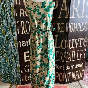 Vintage Rare Jacqmar Sleeveless Maxi Dress